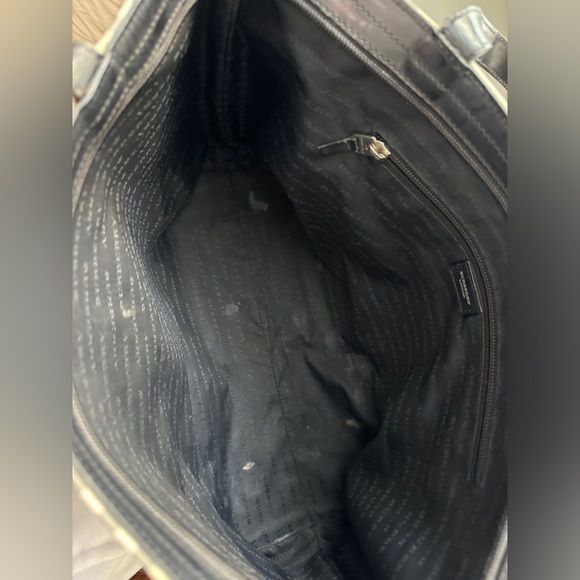 Burberry Haymarket Nova Check Coated Canvas and Leather Medium Tote Bag Shoulder - Picture 16 of 16